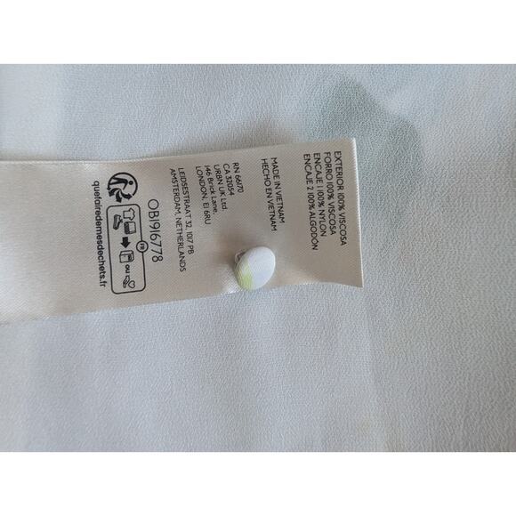 NWT By Anthropologie Lace Button-Front Slip Dress Size 16P Petites Ivory #ND455 - Picture 12 of 13